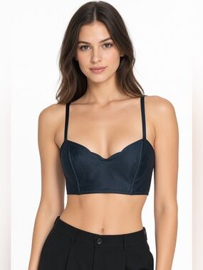 Vintage Roccobarocco Bralette Satin Top